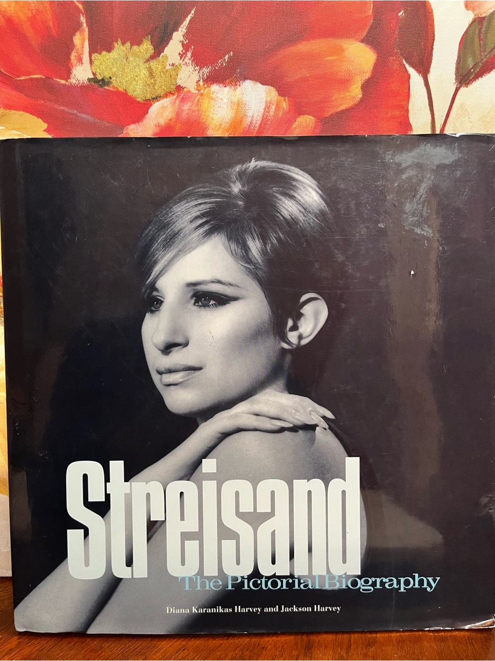 ‘Streisand: The Pictorial Biography’ Hardcover Book - Black & White Cover (GUC)